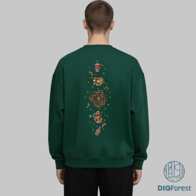 Vintage Pirates of the Caribbean Christmas PNG – Classic Holiday Movie Themed Design