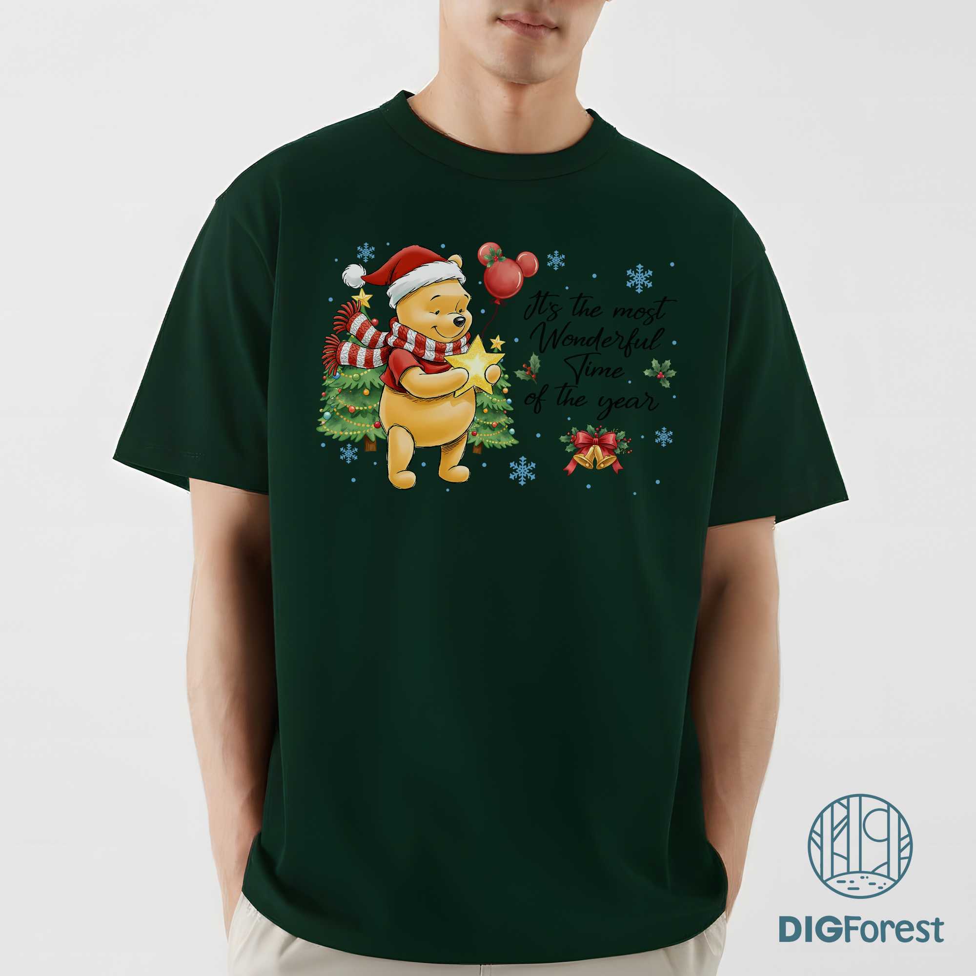 It’s the Most Wonderful Time of the Year PNG – Winnie the Pooh Merry Christmas Disney Holiday Design It’s the Most Wonderful Time of the Year PNG – Winnie the Pooh Merry Christmas Disney Holiday Design
