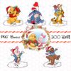 Winnie the Pooh Characters Christmas PNG – Pooh, Eeyore, Tigger & Piglet Disney Xmas Party Design Winnie the Pooh Characters Christmas PNG – Pooh, Eeyore, Tigger & Piglet Disney Xmas Party Design