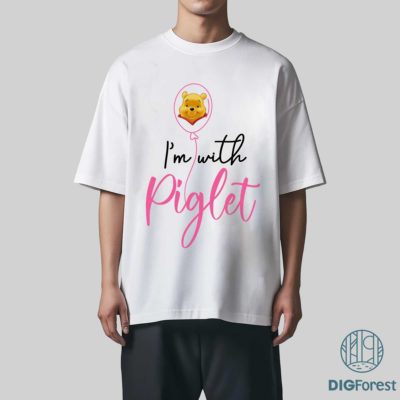 Winnie the Pooh PNG – Pooh & Piglet Disney Balloon Design, EPCOT Family Matching Graphic