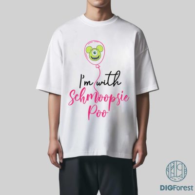 Googly Bear & Schmoopsie PNG – Monsters Inc Couple Design, Disney Balloon EPCOT Trip Graphic Download