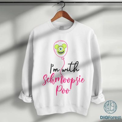 Googly Bear & Schmoopsie PNG – Monsters Inc Couple Design, Disney Balloon EPCOT Trip Graphic Download