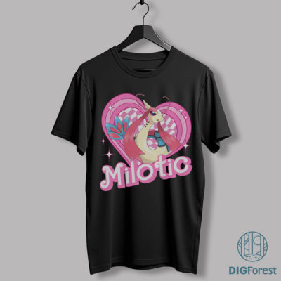 Pokemon Pink Doll Heart Style Bundle PNG – Mew Jigglypuff Skitty Milotic Sylveon, Valentine Anime Gift Download