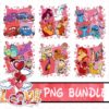 Disney Valentine Bundle PNG – Women Heart Style Design, Matching Couple Art, Romantic Gift Digital Download