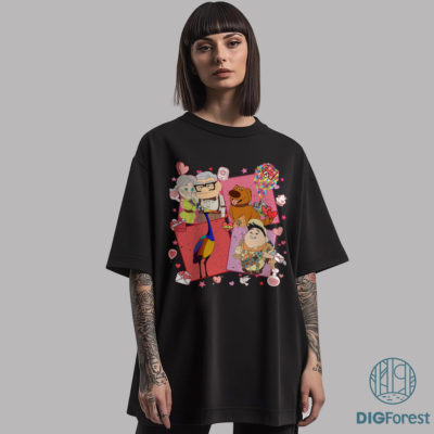 Disney Valentine Bundle PNG – Women Heart Style Design, Matching Couple Art, Romantic Gift Digital Download