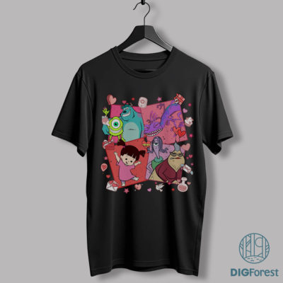 Disney Valentine Bundle PNG – Women Heart Style Design, Matching Couple Art, Romantic Gift Digital Download