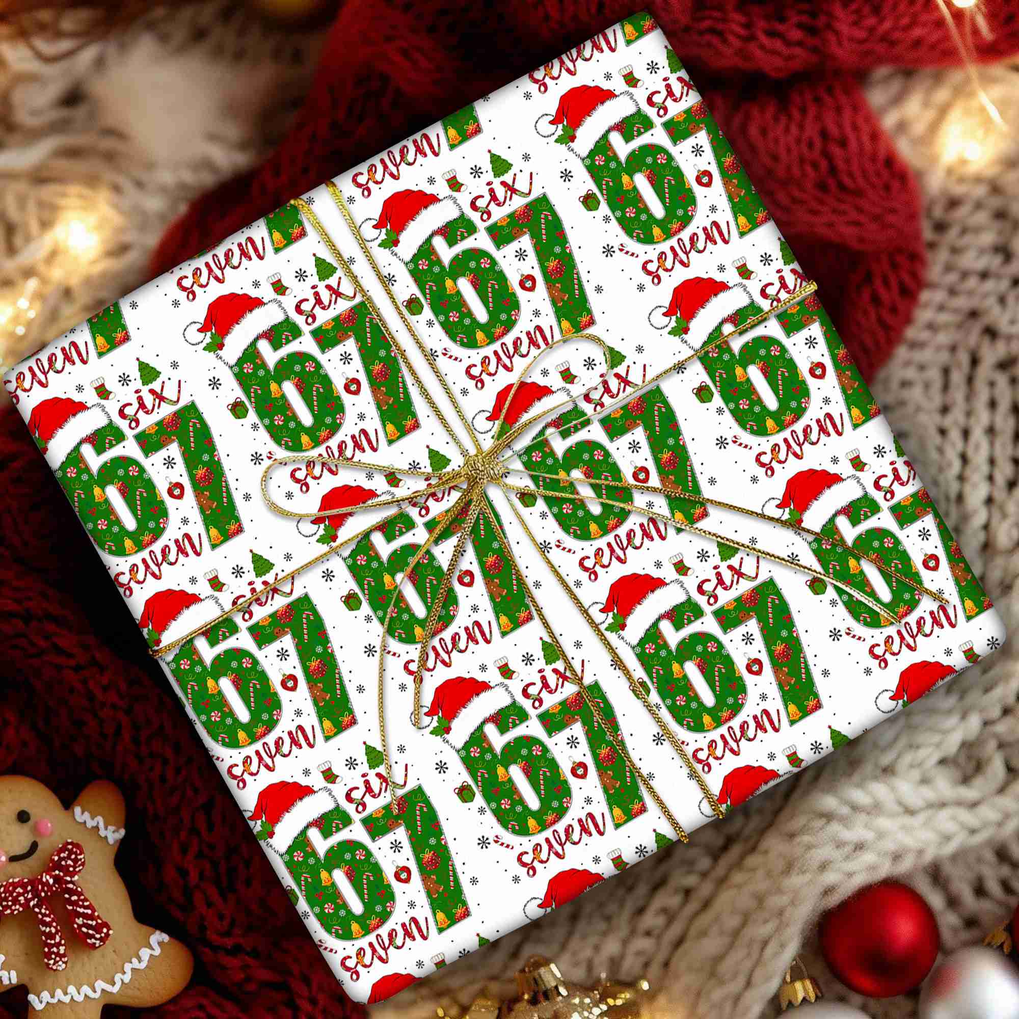 67 Christmas Wrapping Paper, Funny Viral Meme Gift Wrap, Cute Kids Xmas Wrap, Trendy Holiday Packaging 67 Christmas Wrapping Paper, Funny Viral Meme Gift Wrap, Cute Kids Xmas Wrap, Trendy Holiday Packaging
